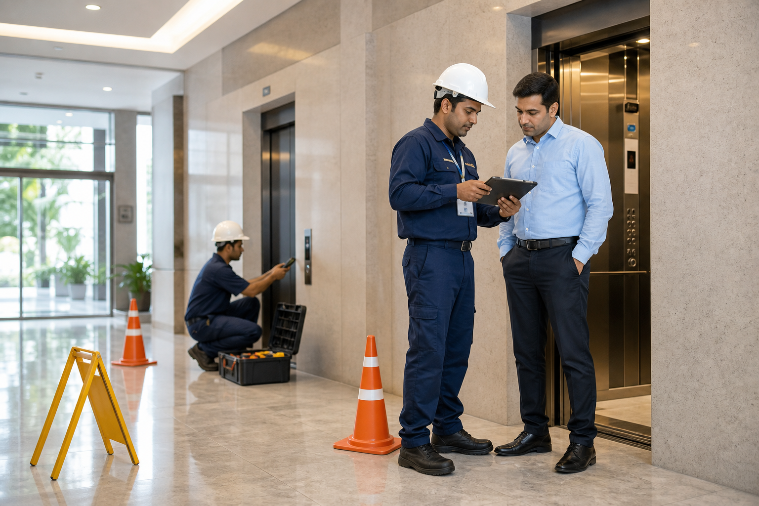 Annual maintenance contract service visit