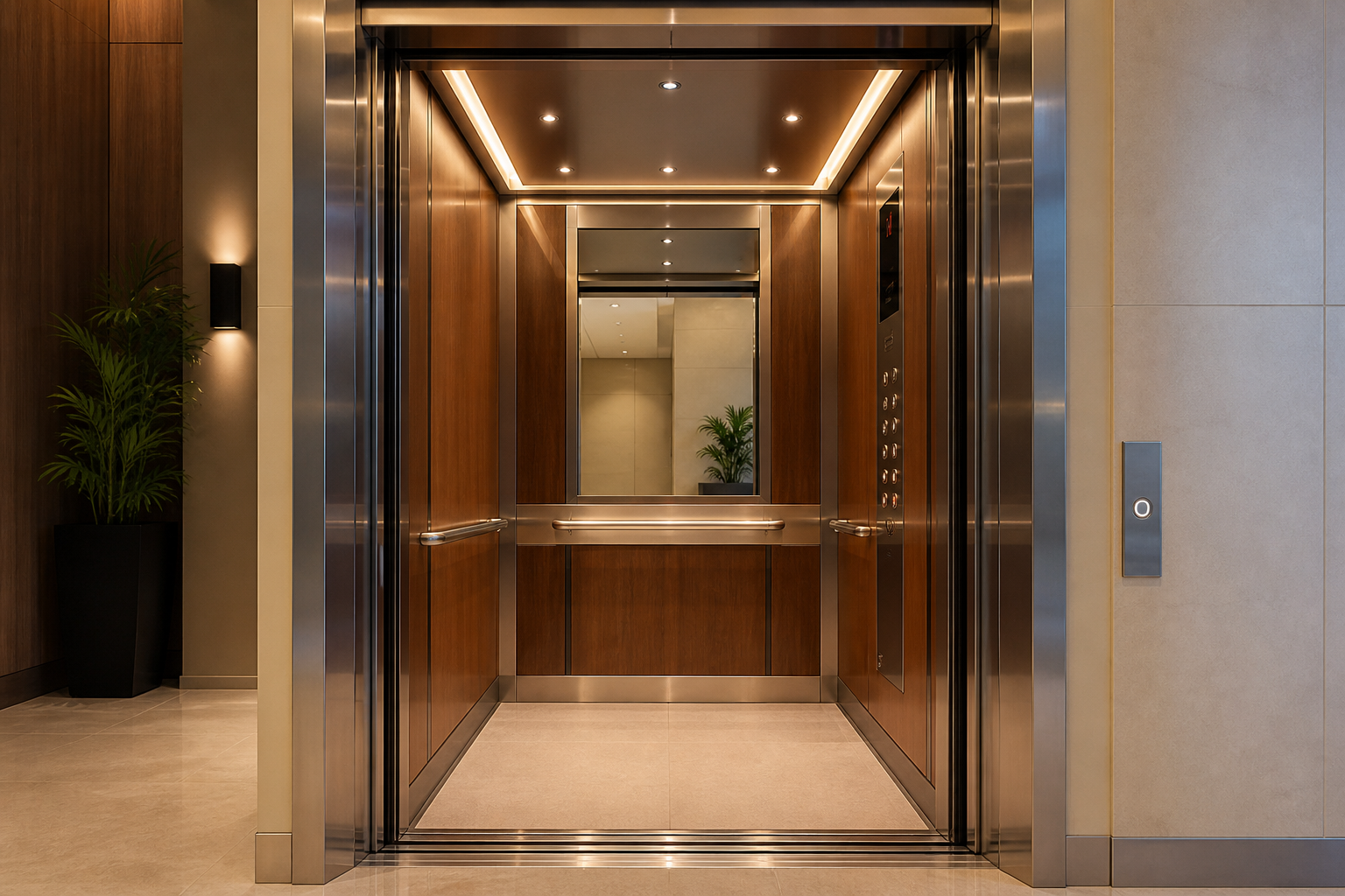 Modernized premium elevator cabin